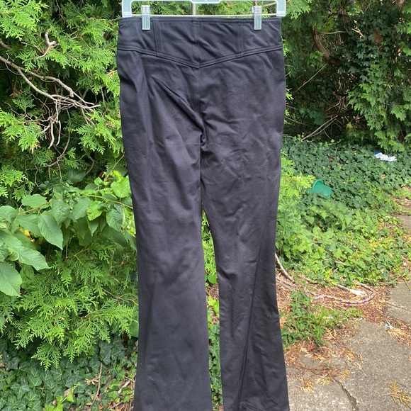 Jessica Simpson Black Flare Dress pants size 4/27 Black - Picture 5 of 8